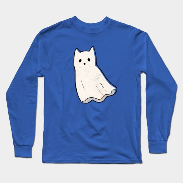 Ghost Cat Long Sleeve T-Shirt by Alexandra Franzese